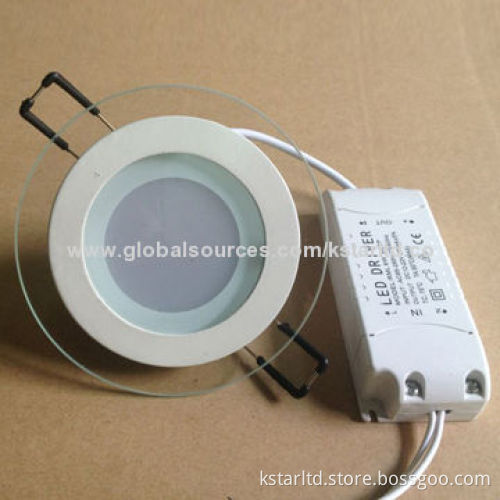LED color changing glass panel light, one panel light with 3 colors, AC100~240V, 50/60Hz
